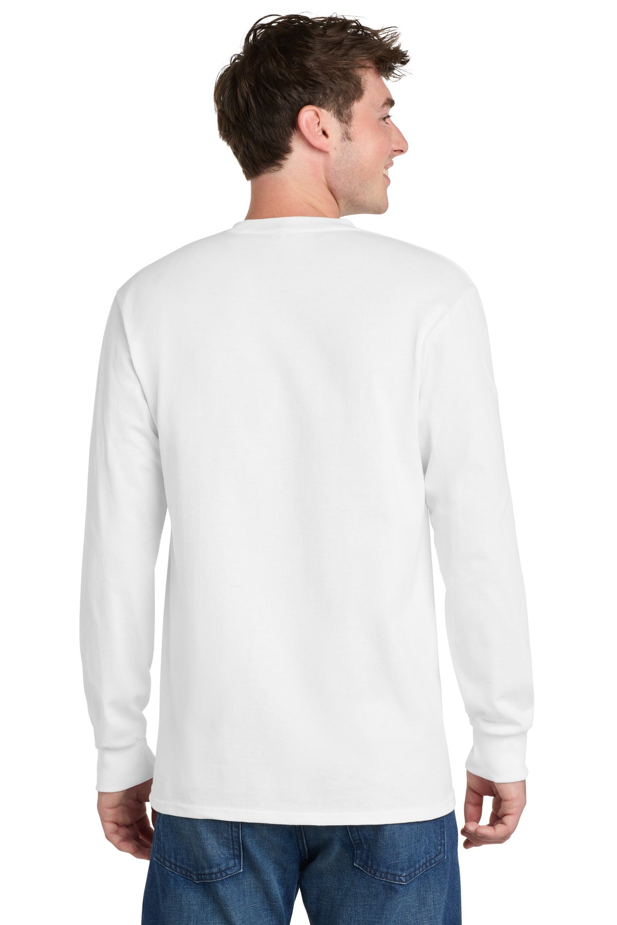 Custom Embroidered Port & Co Clothing in White