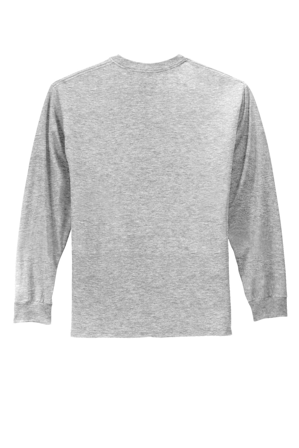 Custom Embroidered Port & Co T-Shirts  in Ash