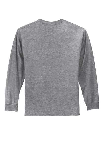 Custom Embroidered Port & Co T-Shirts  in Athletic Heather