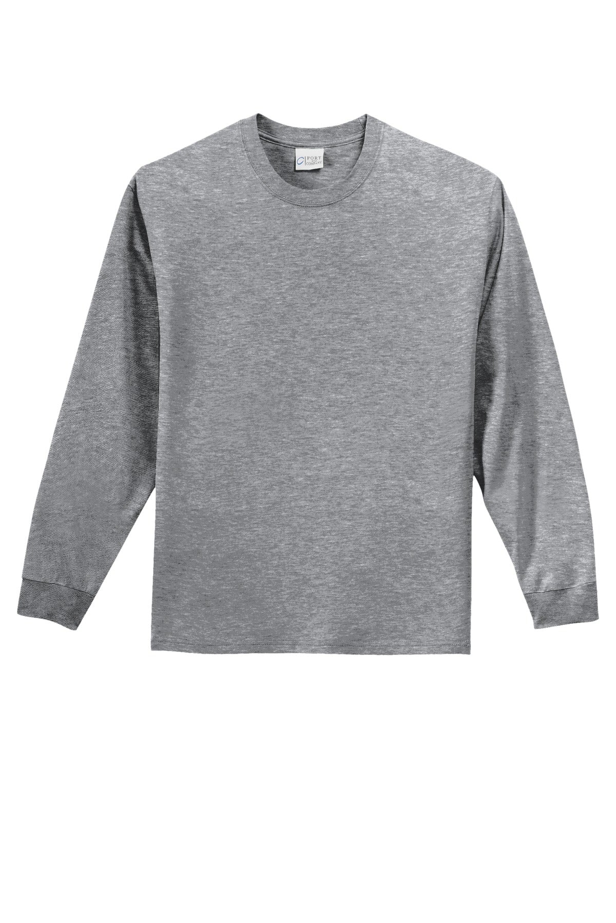 Custom Embroidered Port & Co T-Shirts  in Athletic Heather