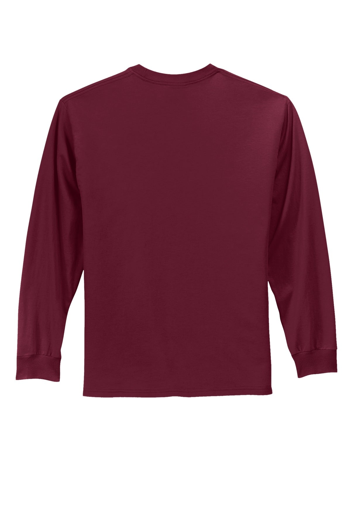 Custom Embroidered Port & Co T-Shirts  in Cardinal
