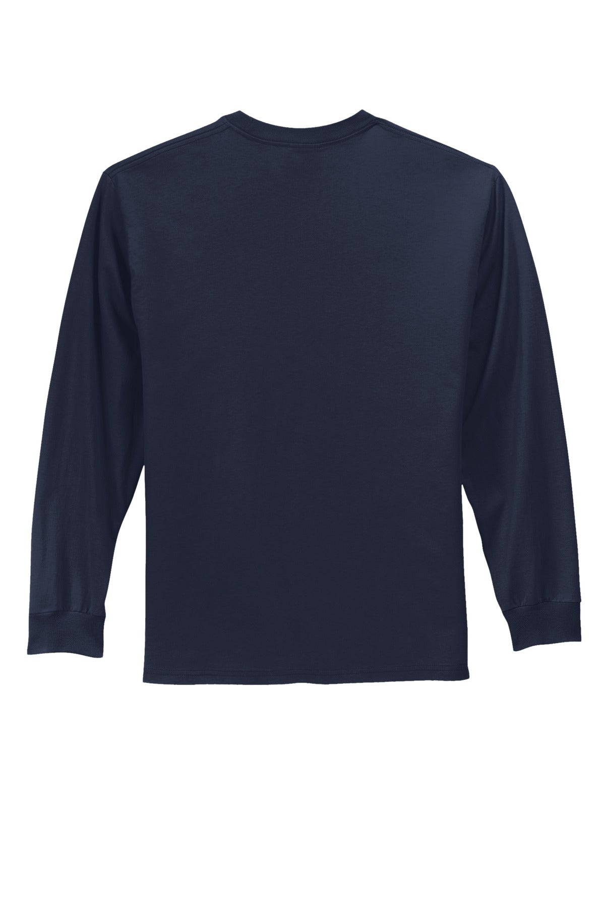 Custom Embroidered Port & Co T-Shirts  in Deep Navy