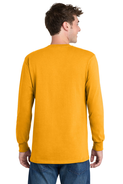 Custom Embroidered Port & Co T-Shirts  in Gold