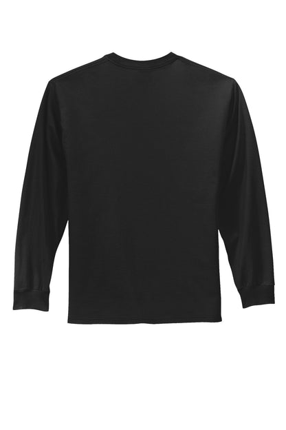Custom Embroidered Port & Co T-Shirts  in Jet Black