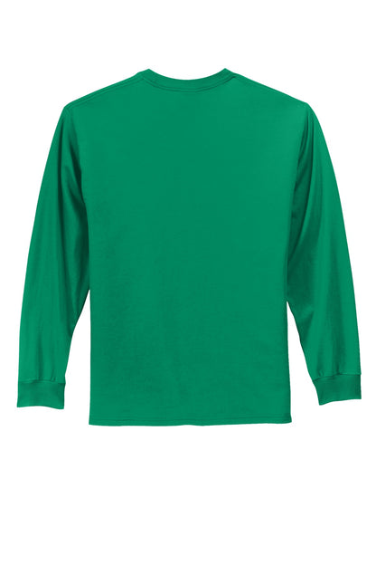 Custom Embroidered Port & Co T-Shirts  in Kelly
