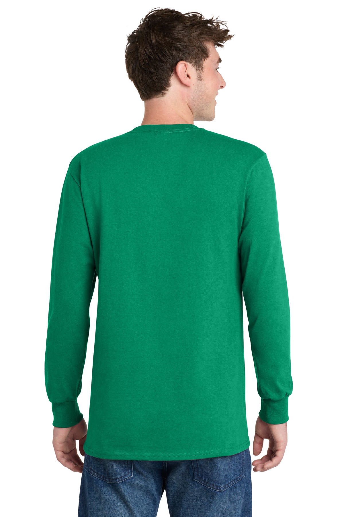 Custom Embroidered Port & Co T-Shirts  in Kelly
