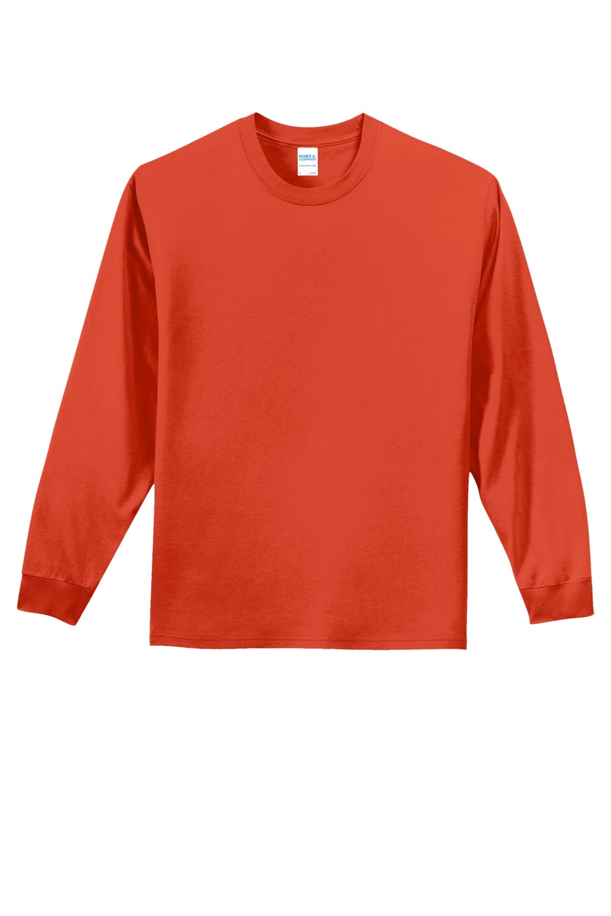 Custom Embroidered Port & Co T-Shirts  in Orange