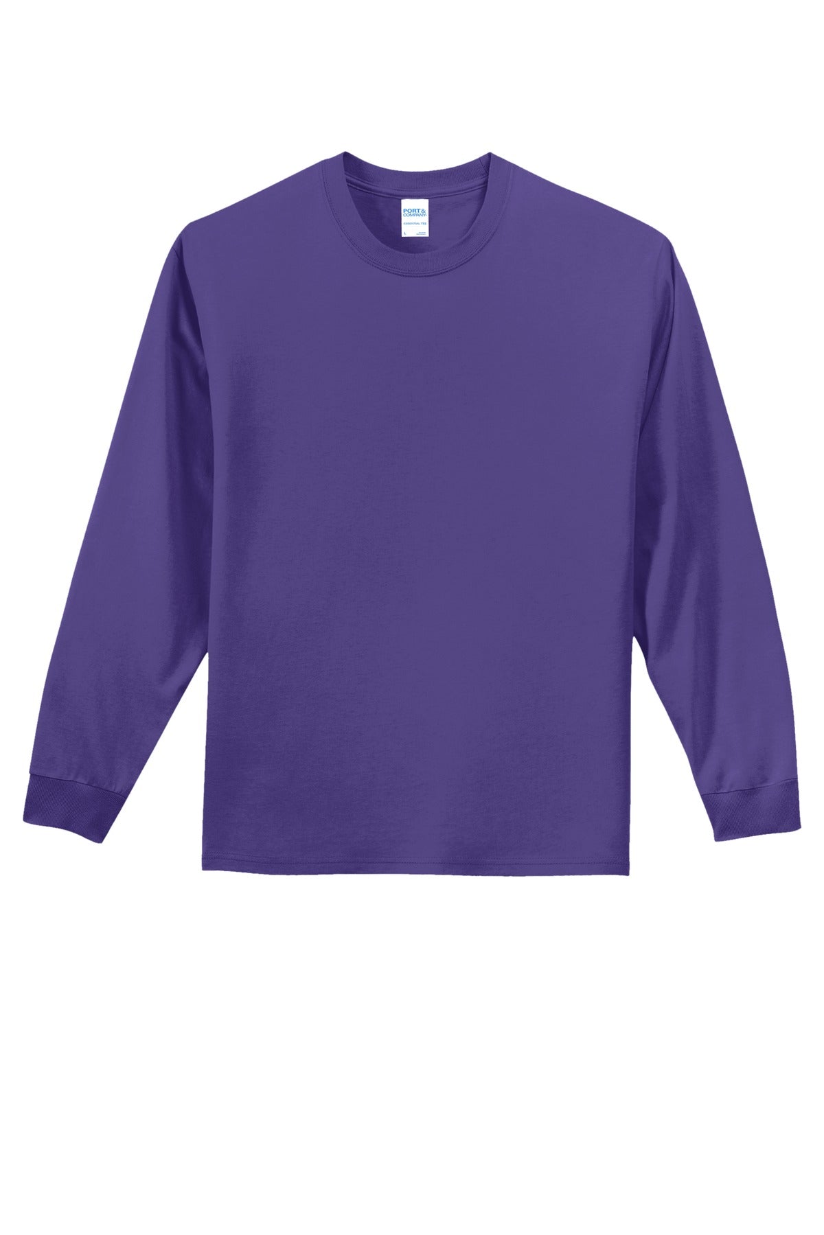 Custom Embroidered Port & Co T-Shirts  in Purple