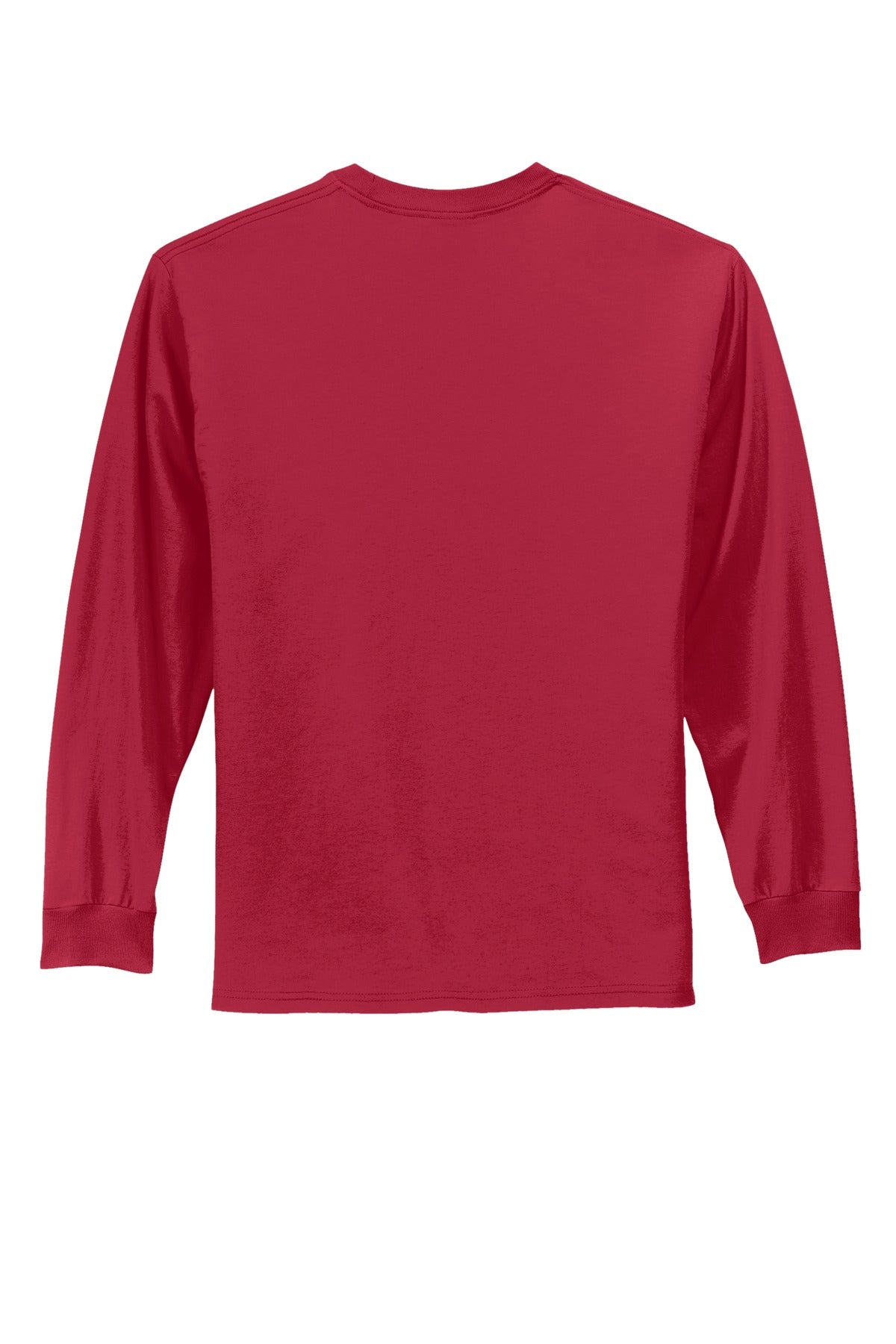 Custom Embroidered Port & Co T-Shirts  in Red