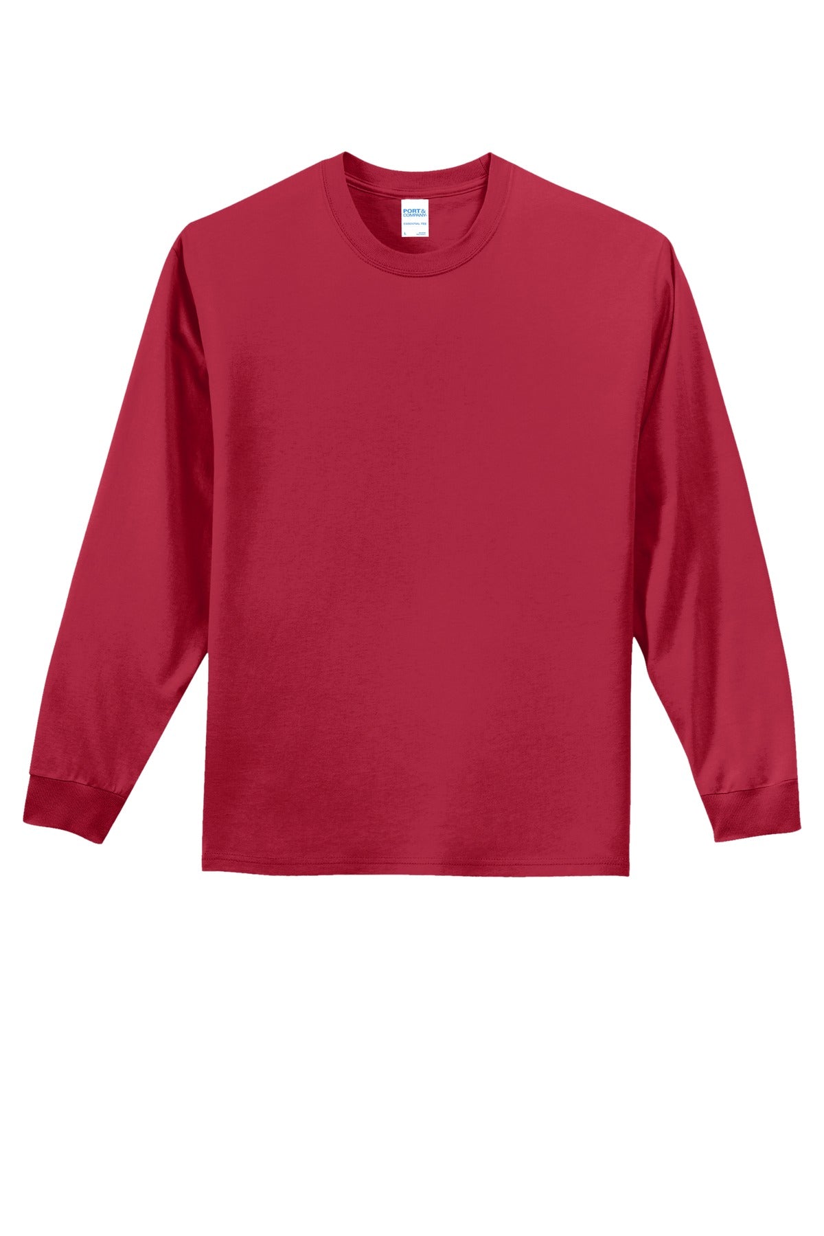 Custom Embroidered Port & Co T-Shirts  in Red
