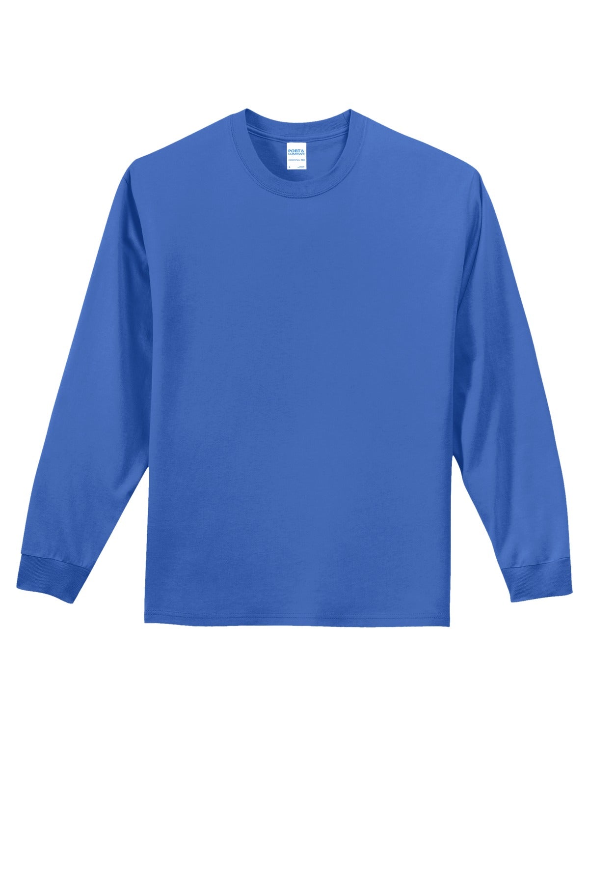 Custom Embroidered Port & Co T-Shirts  in Royal