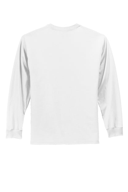 Custom Embroidered Port & Co T-Shirts  in White