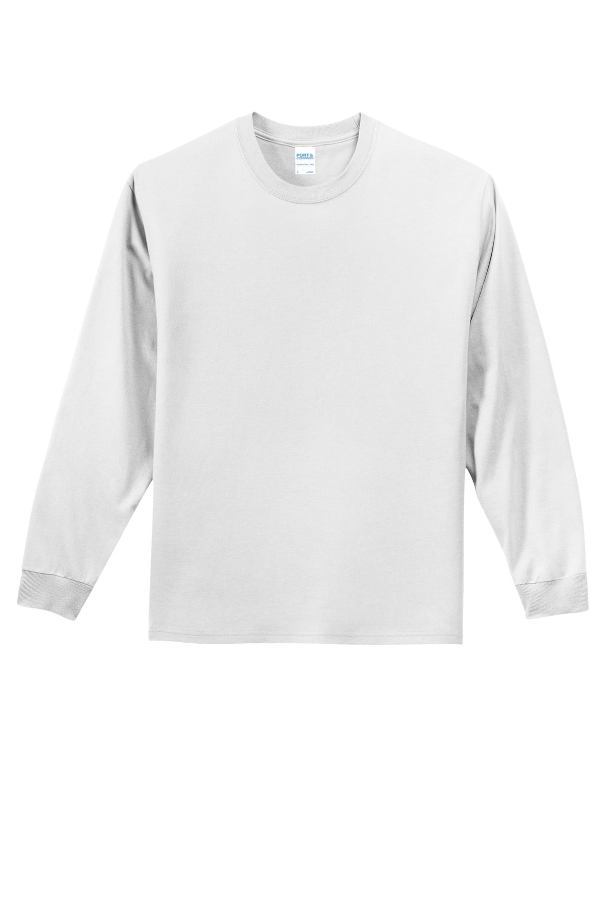 Custom Embroidered Port & Co T-Shirts  in White