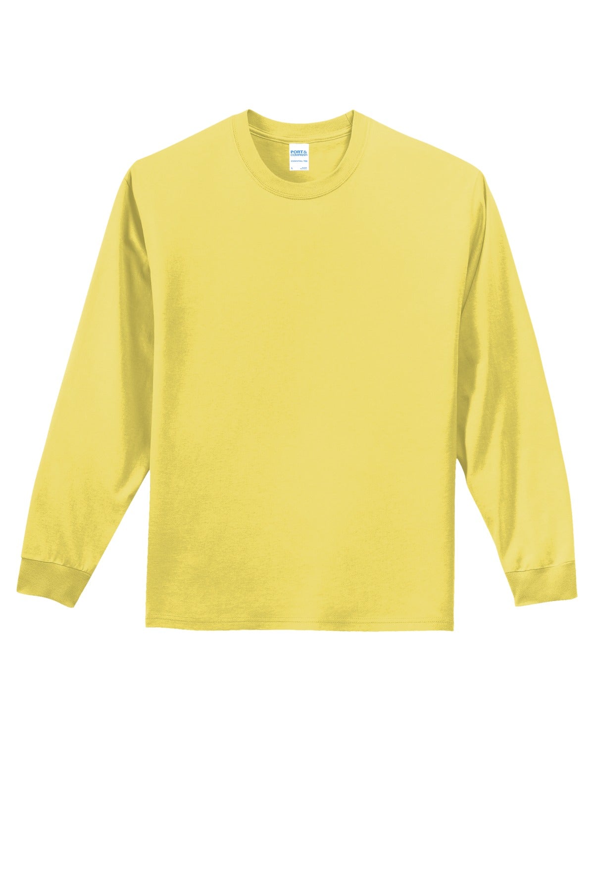 Custom Embroidered Port & Co T-Shirts  in Yellow