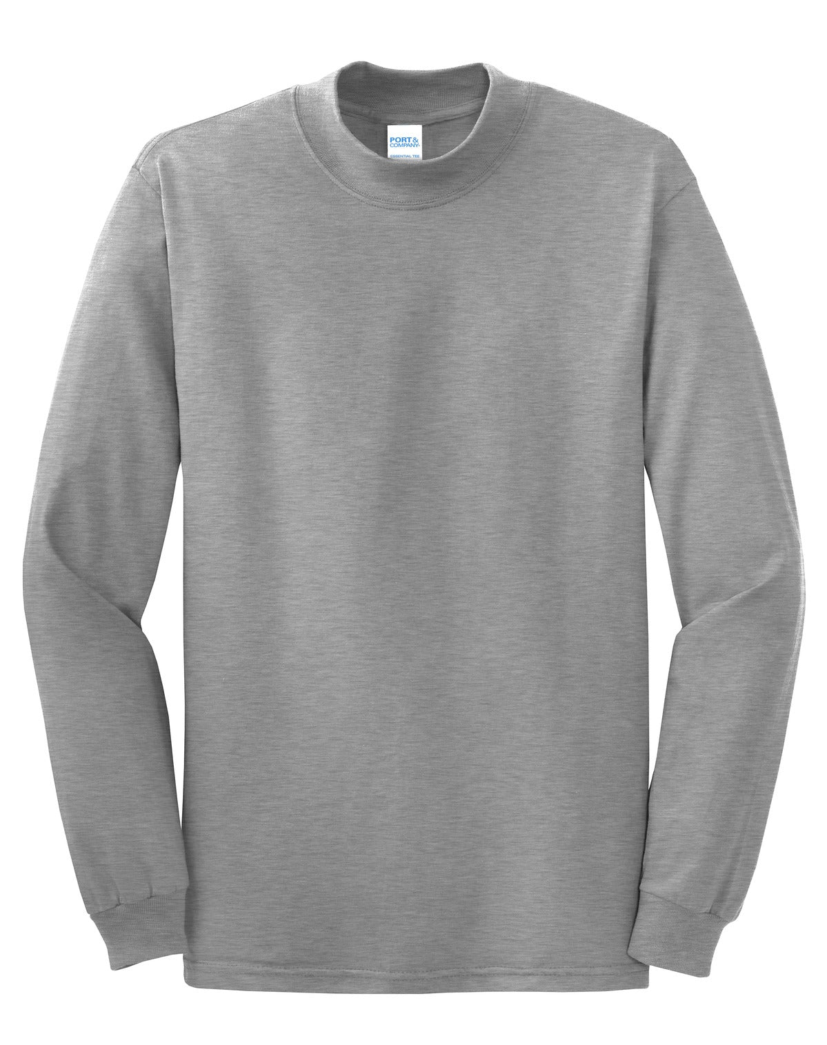 Custom Embroidered Port & Co Polos in Athletic Heather