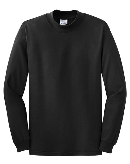 Custom Embroidered Port & Co Polos in Jet Black