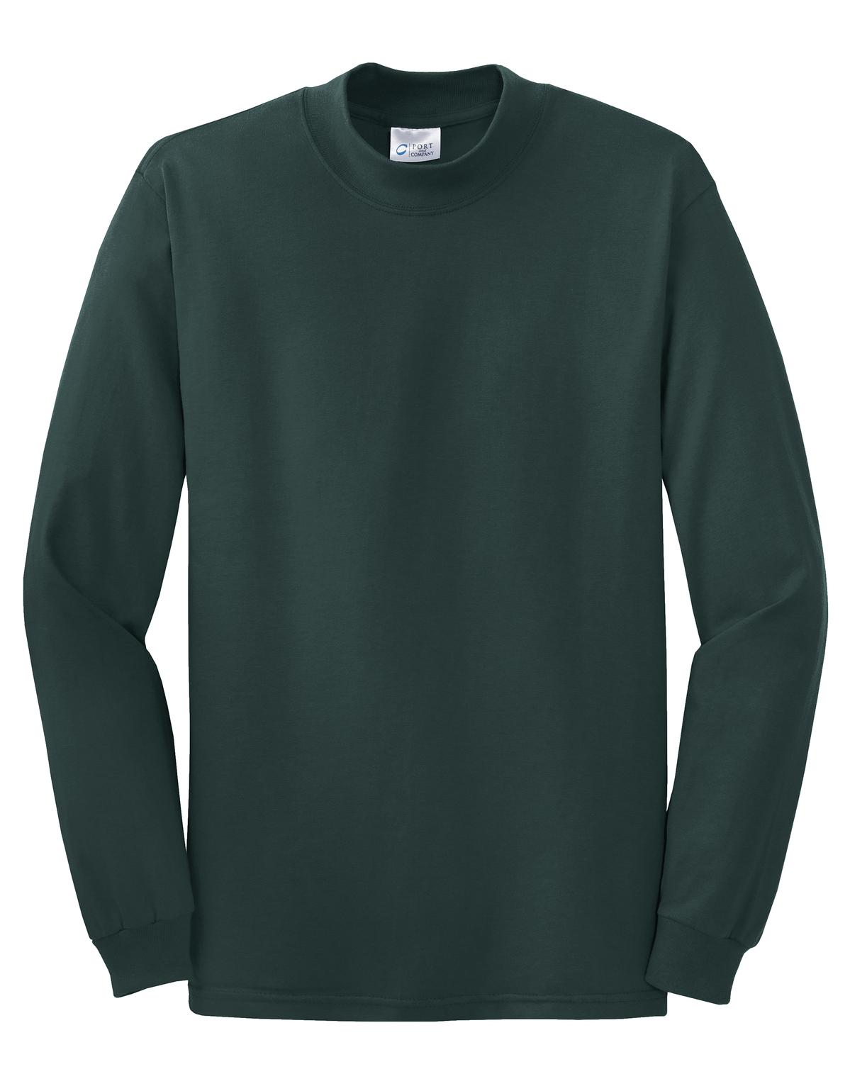 Custom Embroidered Port & Co Polos in Dark Green