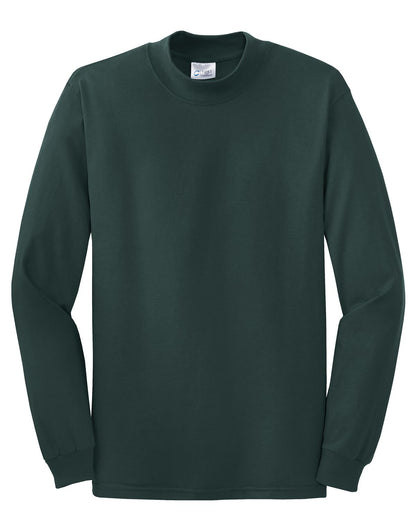 Custom Embroidered Port & Co Polos in Dark Green