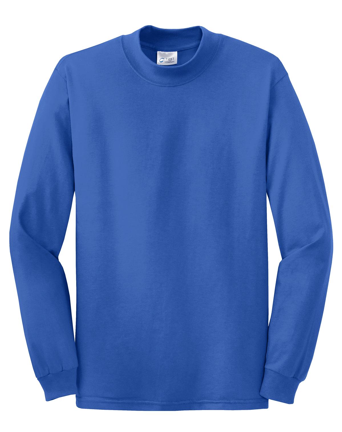 Custom Embroidered Port & Co Polos in Royal
