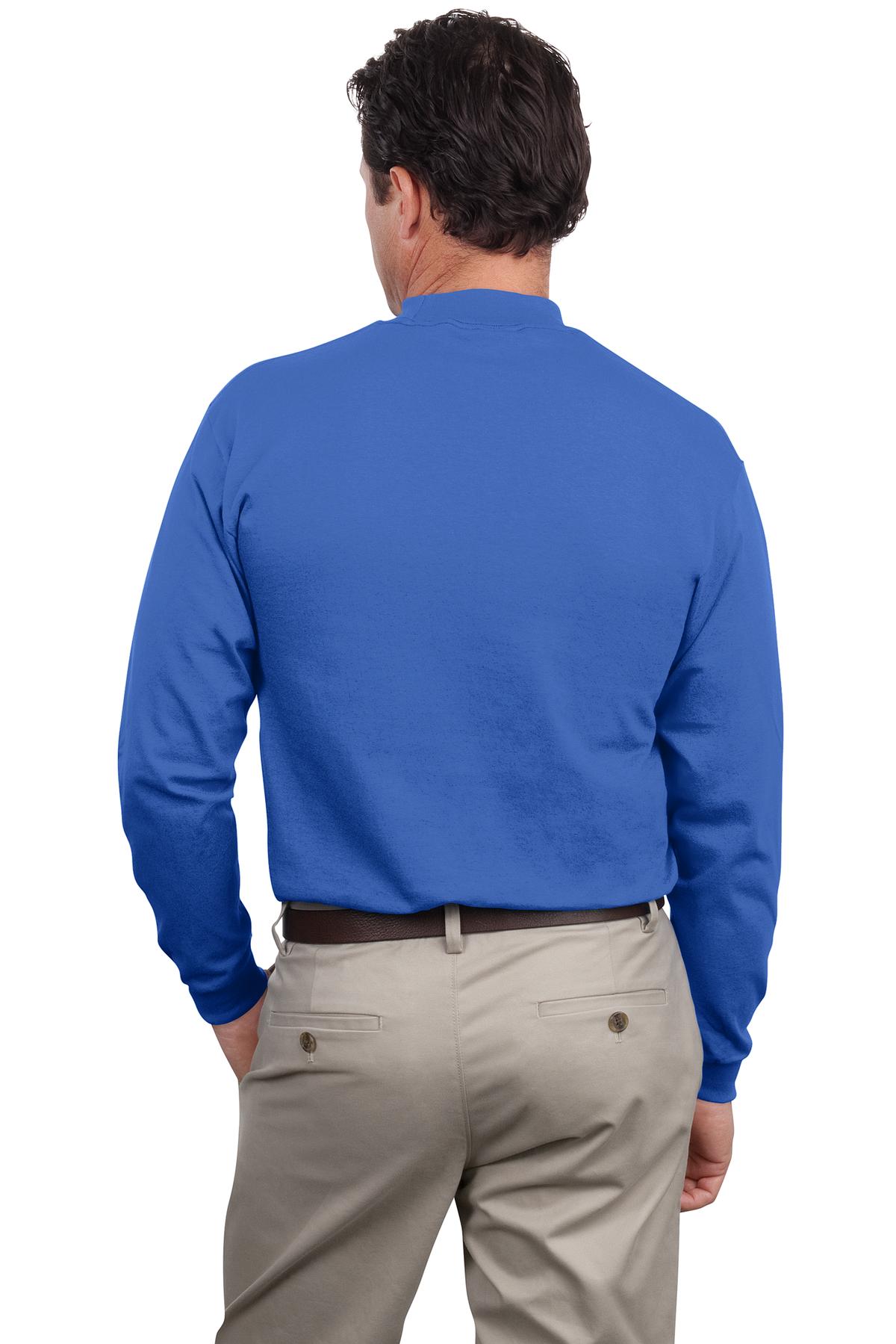 Custom Embroidered Port & Co Polos in Royal