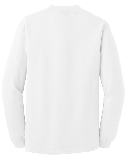 Custom Embroidered Port & Co Polos in White