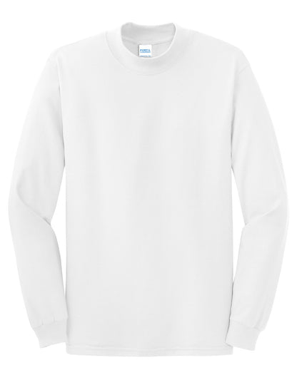 Custom Embroidered Port & Co Polos in White