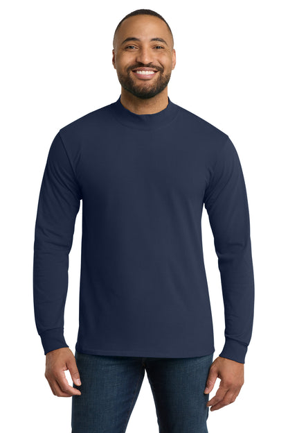 Custom Embroidered Port & Co Polos in Navy