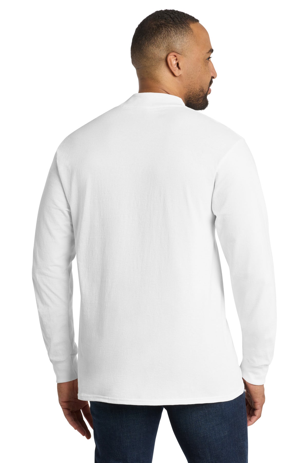 Custom Embroidered Port & Co Polos in White