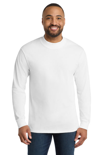 Custom Embroidered Port & Co Polos in White