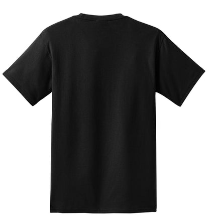 Custom Embroidered Port & Co T-Shirts  in Jet Black