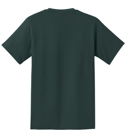 Custom Embroidered Port & Co T-Shirts  in Dark Green
