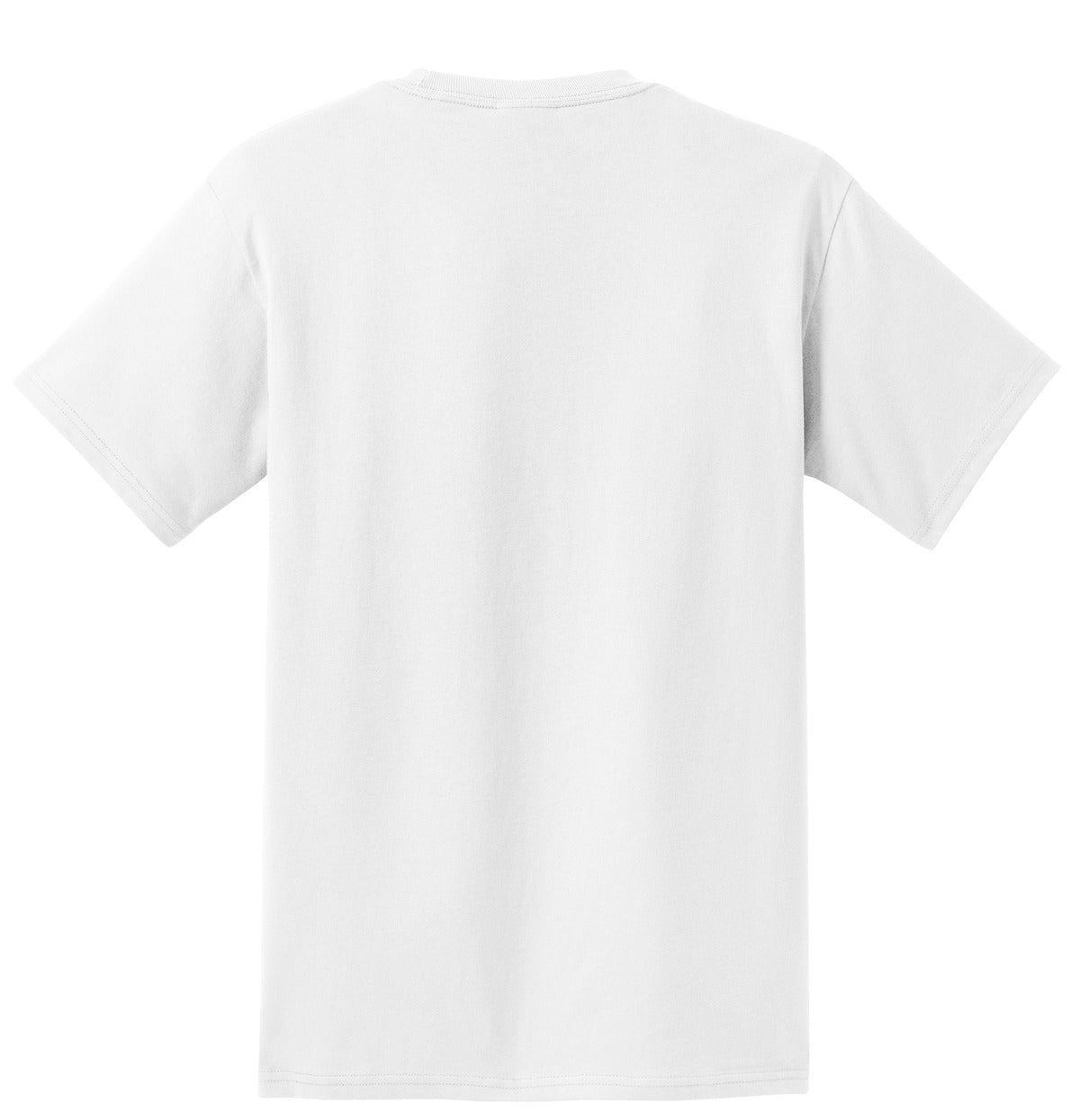 Custom Embroidered Port & Co T-Shirts  in White