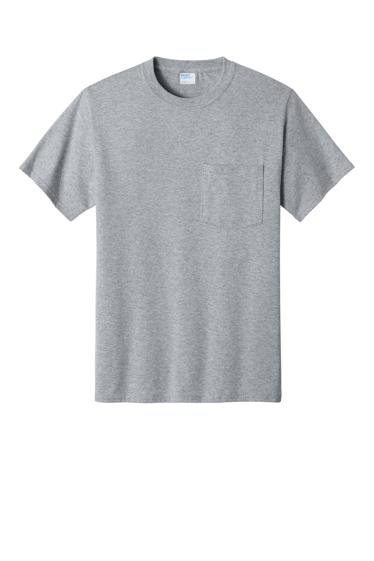Custom Embroidered Port & Co T-Shirts  in Athletic Heather