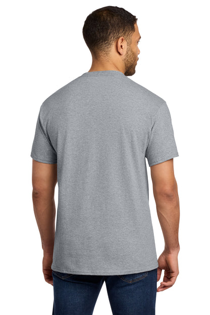 Custom Embroidered Port & Co T-Shirts  in Athletic Heather