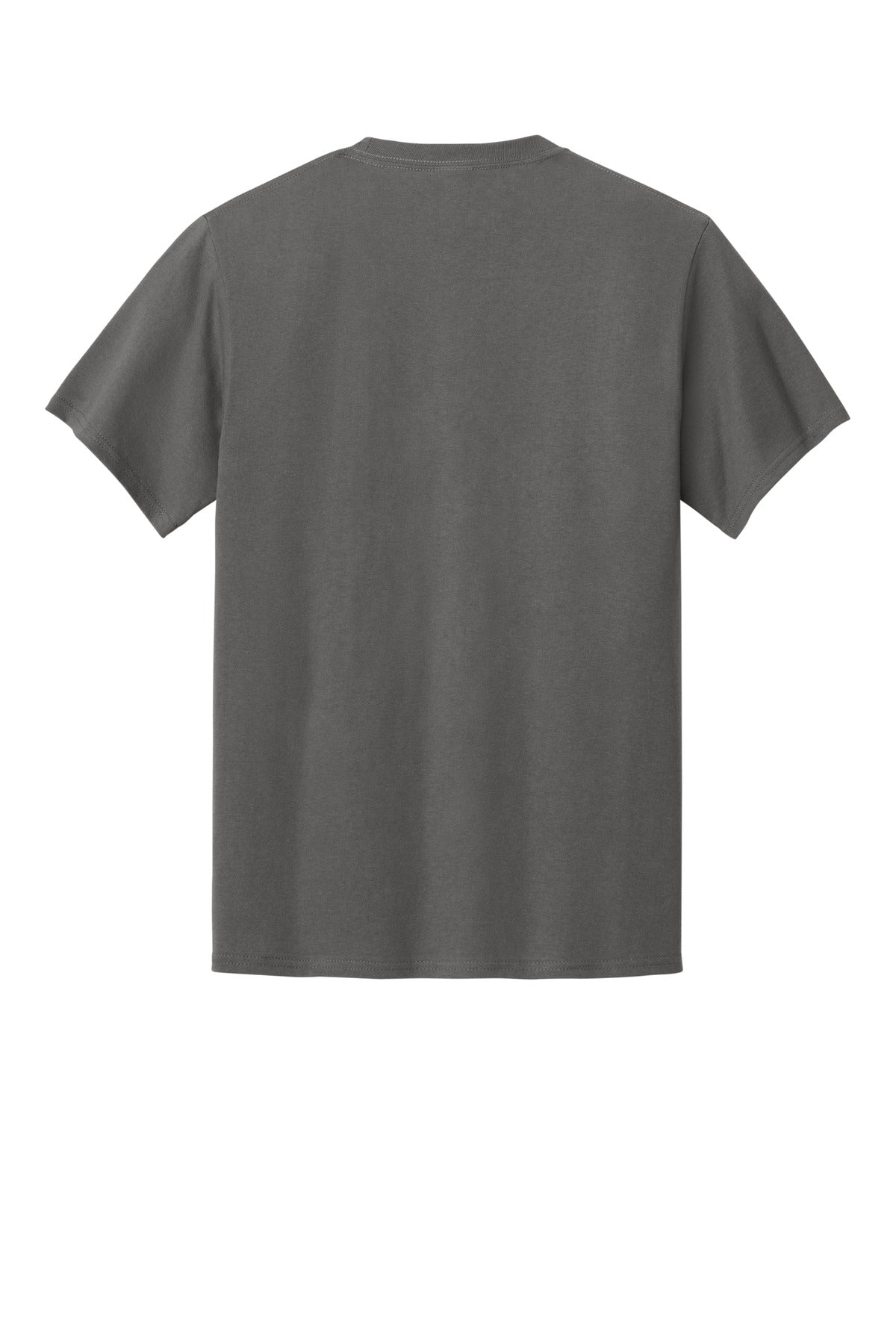 Custom Embroidered Port & Co T-Shirts  in Charcoal
