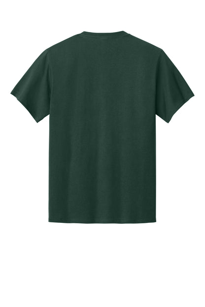 Custom Embroidered Port & Co T-Shirts  in Dark Green