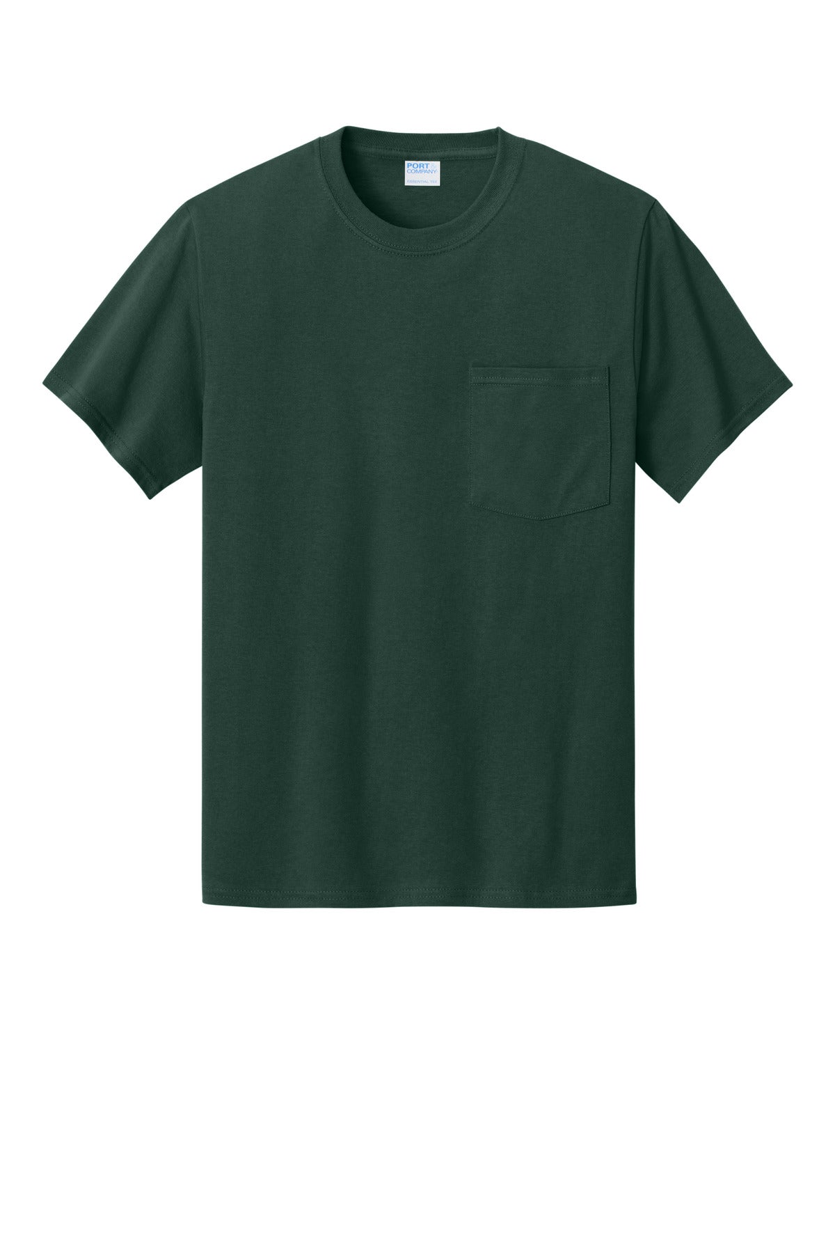 Custom Embroidered Port & Co T-Shirts  in Dark Green