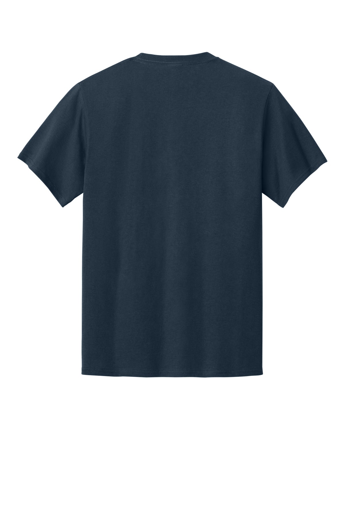 Custom Embroidered Port & Co T-Shirts  in Deep Navy