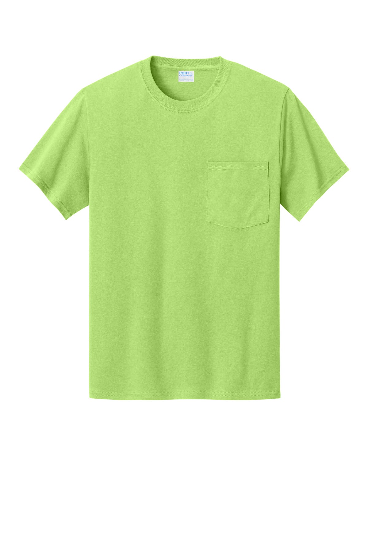 Custom Embroidered Port & Co T-Shirts  in Lime