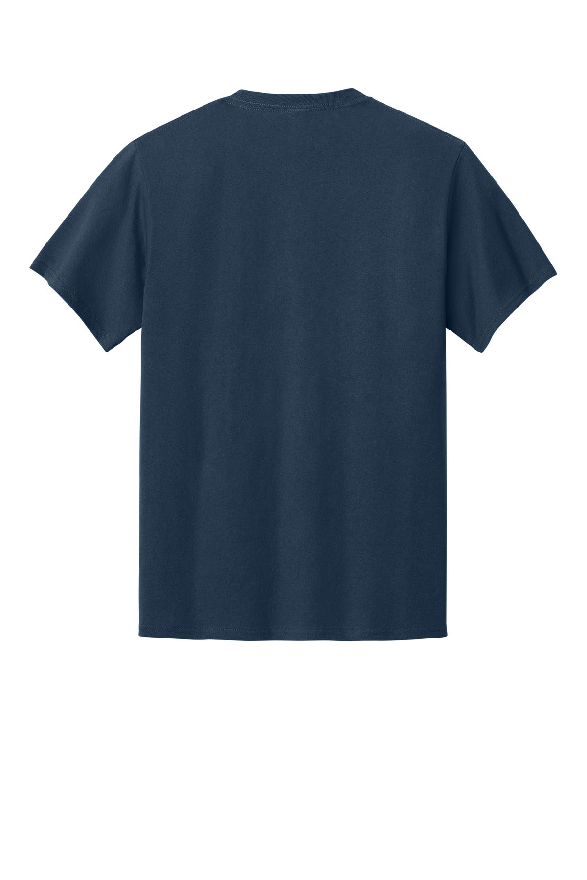 Custom Embroidered Port & Co T-Shirts  in Navy