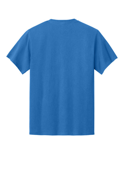Custom Embroidered Port & Co T-Shirts  in Royal