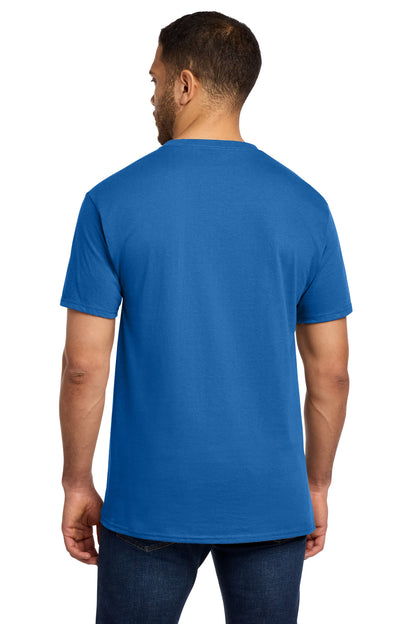 Custom Embroidered Port & Co T-Shirts  in Royal