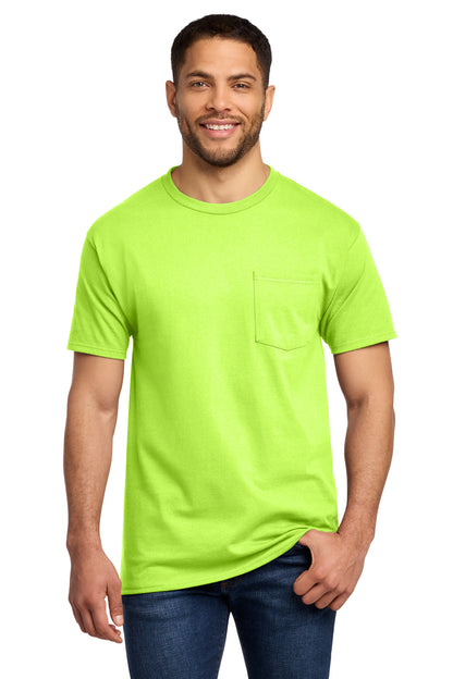 Custom Embroidered Port & Co T-Shirts  in S. Green