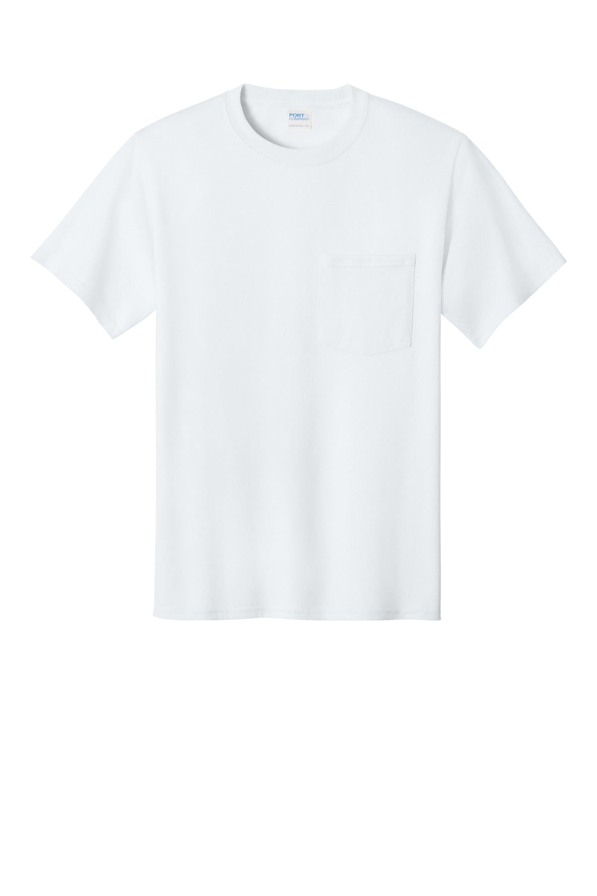 Custom Embroidered Port & Co T-Shirts  in White