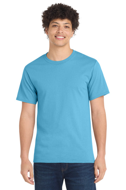 Custom Embroidered Port & Co Clothing in Aquatic Blue