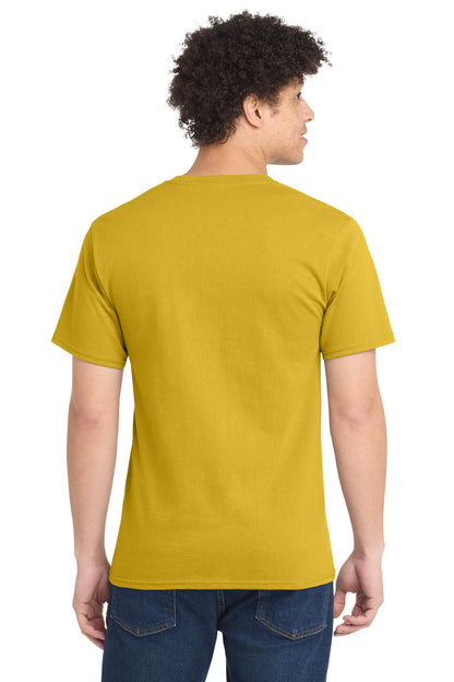 Custom Embroidered Port & Co Clothing in Lemon Yellow
