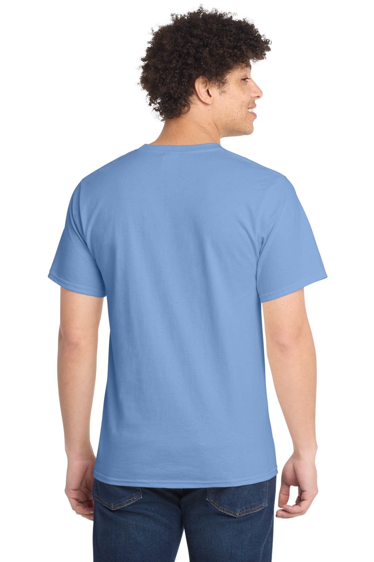 Custom Embroidered Port & Co Clothing in Light Blue
