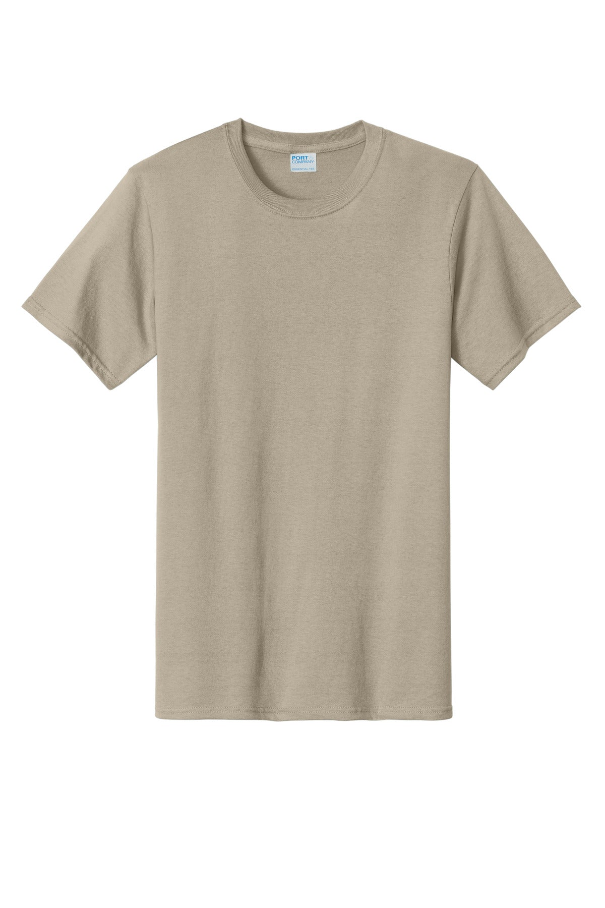 Custom Embroidered Port & Co Clothing in Light Sand