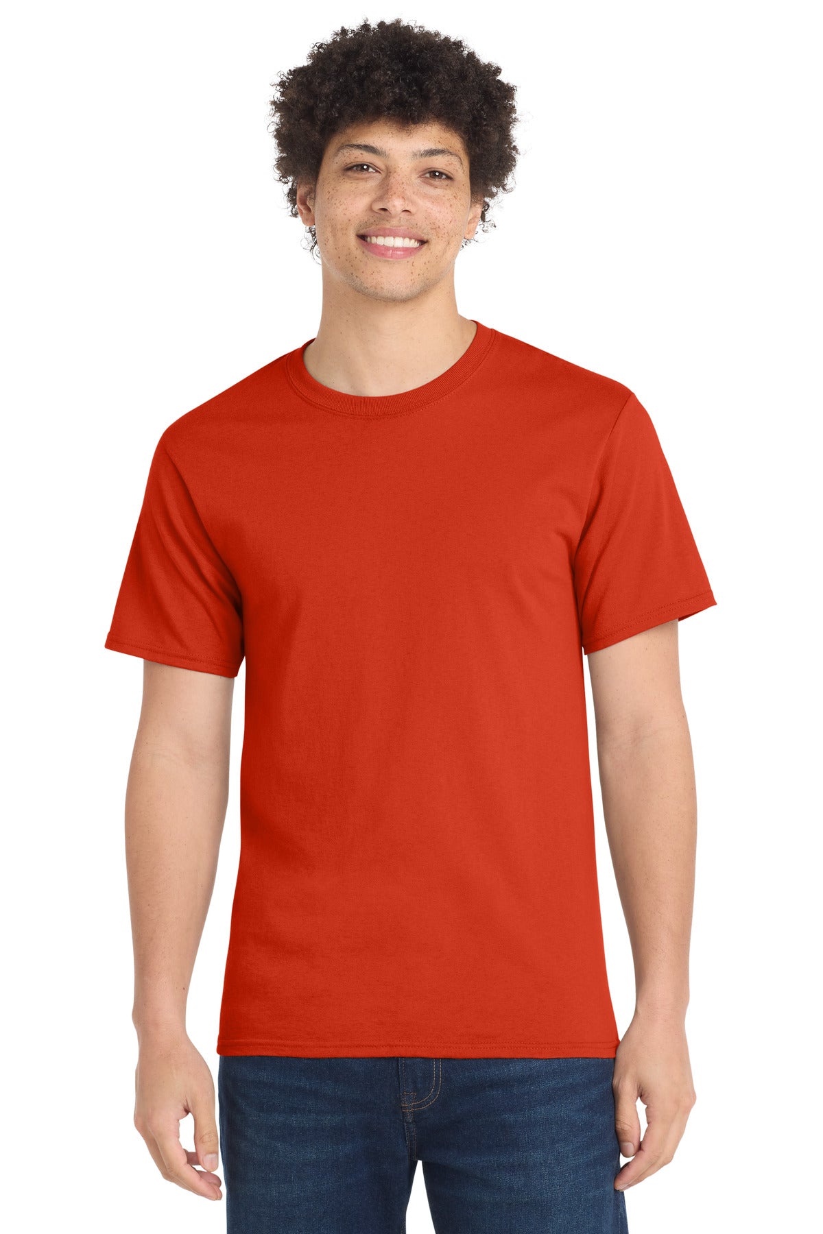 Custom Embroidered Port & Co Clothing in Orange