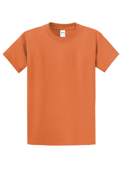 Custom Embroidered Port & Co Clothing in Orange Sherbet